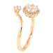 Кольцо Xuping Позолота 18K Кристальный блеск фото №2