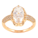 Кольцо Xuping Позолота 18K Фианит с инкрустацией цирконием фото №1 Кольцо Xuping Позолота 18K Фианит с инкрустацией цирконием фото №1