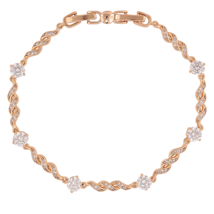 Браслет Xuping Позолота 18K Утонченность длинна с доп.замком 17.5,19.5см х 3.5мм фото №14