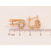 Сережки Xuping Позолота 18K англійський замок «Квіточки з цирконієм» фото №2 Сережки Xuping Позолота 18K англійський замок «Квіточки з цирконієм» фото №2