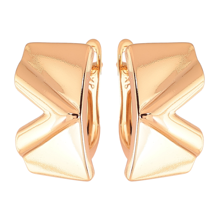 Серьги Xuping Позолота 18K английский замок Декоративный узор фото №4 Серьги Xuping Позолота 18K английский замок Декоративный узор фото №4