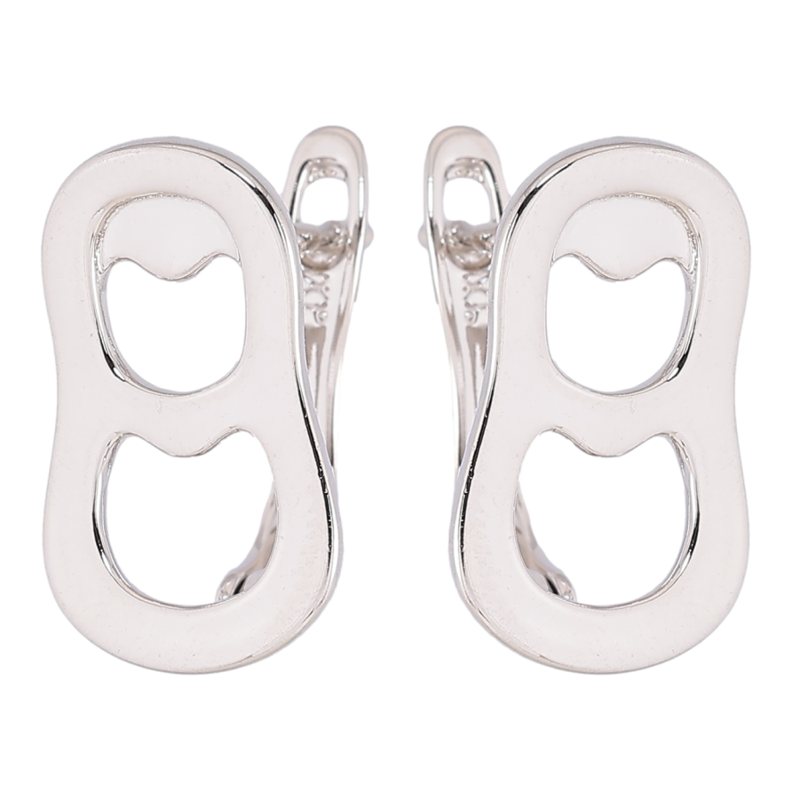 Сережки Xuping Родій англійський замок «Ключ відкривачка» фото №1 Сережки Xuping Родій англійський замок «Ключ відкривачка» фото №1