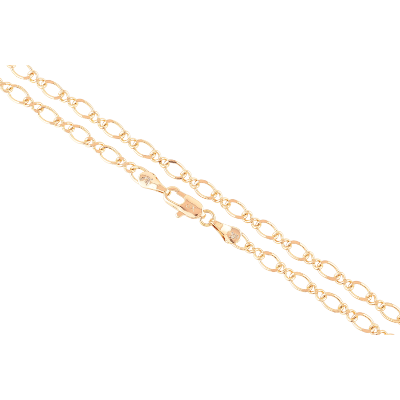 Цепочка Xuping Позолота 18K Плетение Фантазийное длинна 45см х 4мм фото №1