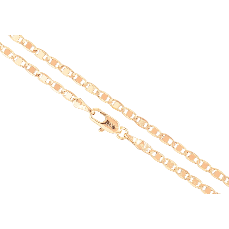 Цепочка Xuping Позолота 18K Плетение Морская цепь длинна 44см х 2.5мм фото №8