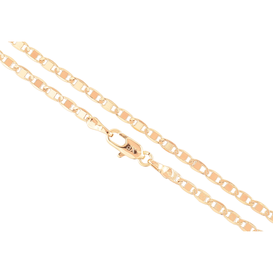 Цепочка Xuping Позолота 18K Плетение Морская цепь длинна 44см х 2.5мм фото №1