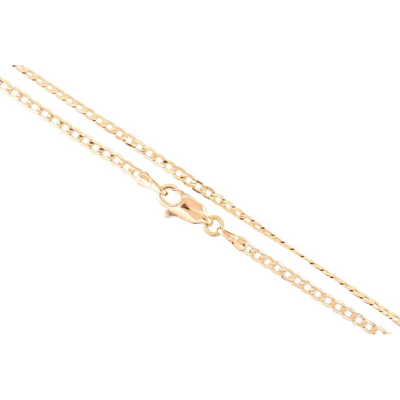 Цепочка Xuping Позолота 18K Плетение Панцирное перекрученное длинна 49см х 2мм фото №1