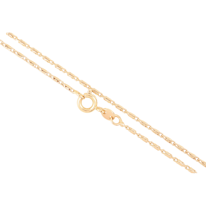 Ланцюжок Xuping Позолота 18K Плетіння Равлик» довжина 46см х 1.5мм фото №1