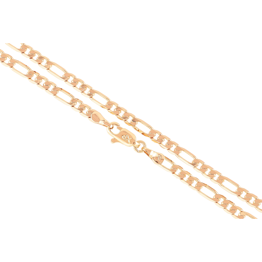Цепочка Xuping Позолота 18K Плетение Фигаро длинна 45см х 3.5мм фото №1