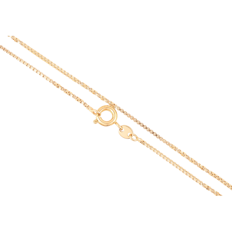 Цепочка Xuping Позолота 18K Плетение Венецианское перекрученное длинна 35см х 1мм фото №1