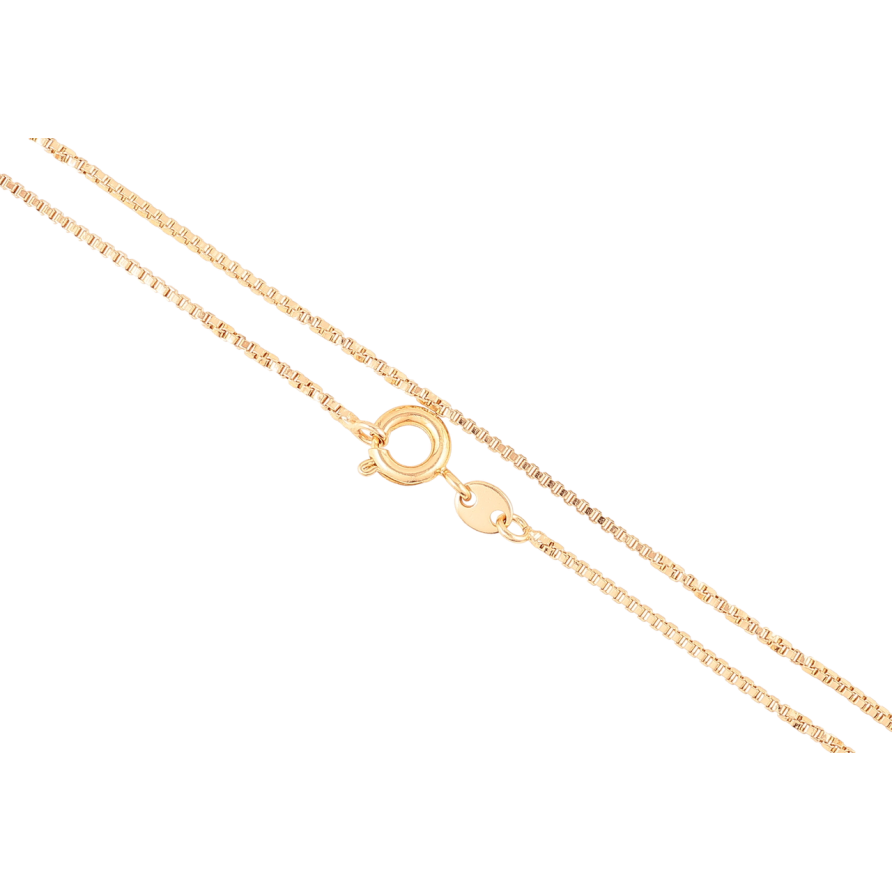 Цепочка Xuping Позолота 18K Плетение Венецианское перекрученное длинна 35см х 1мм фото №1