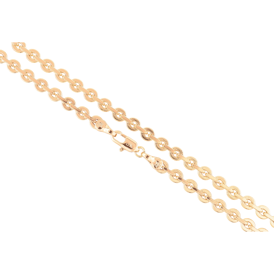 Цепочка Xuping Позолота 18K Плетение Якорное длинна 45см х 4.5мм фото №1