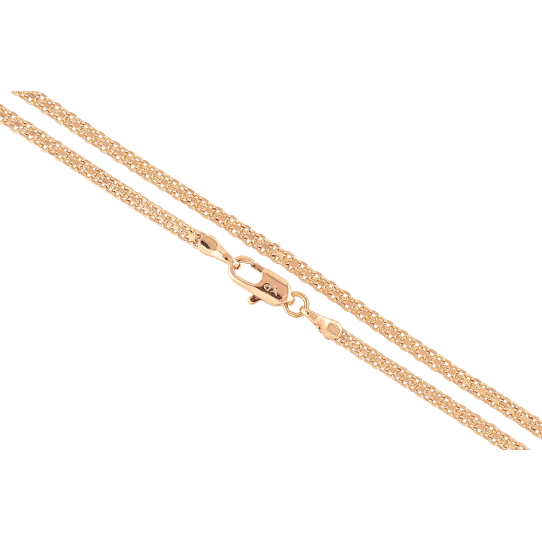 Ланцюжок Xuping Позолота 18K Плетіння Італійський Бісмарк» довжина 45см х 2мм фото №1