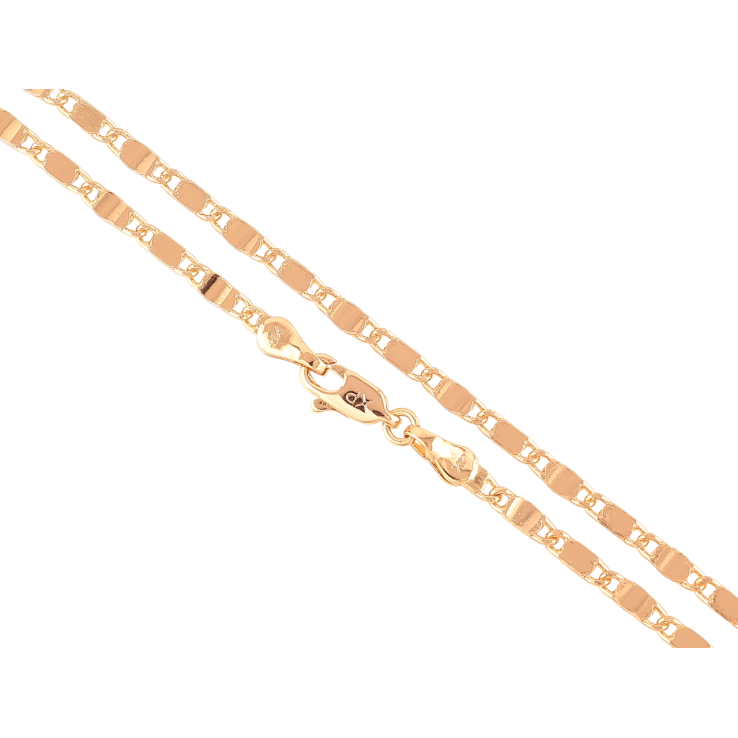 Цепочка Xuping Позолота 18K Плетение Морская цепь длинна 45см х 2.5мм фото №4