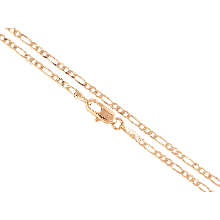 Цепочка Xuping Позолота 18K Плетение Фигаро длинна 34см х 2мм фото №4