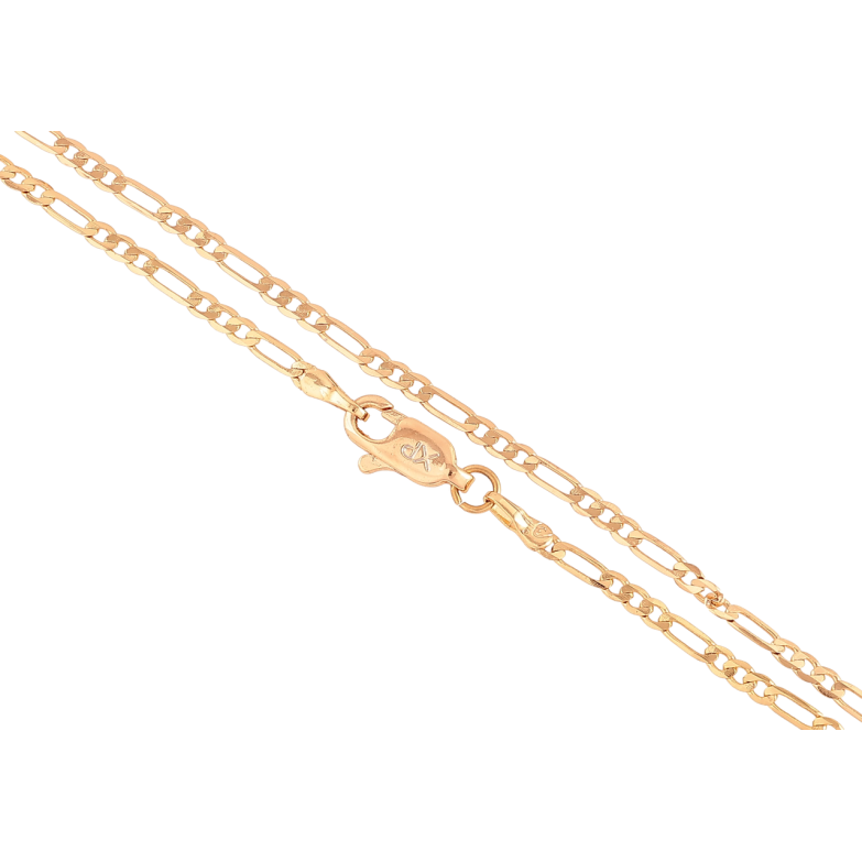 Цепочка Xuping Позолота 18K Плетение Фигаро перекрученное длинна 45см х 2мм фото №1 Цепочка Xuping Позолота 18K Плетение Фигаро перекрученное длинна 45см х 2мм фото №1