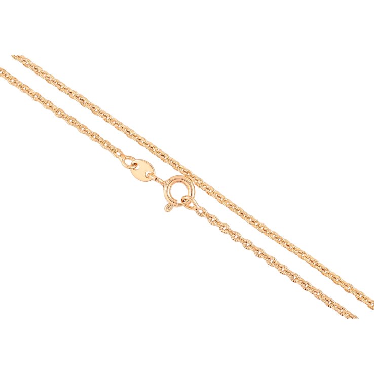 Цепочка Xuping Позолота 18K Плетение Якорное с узором длинна 45см х 1.5мм фото №16