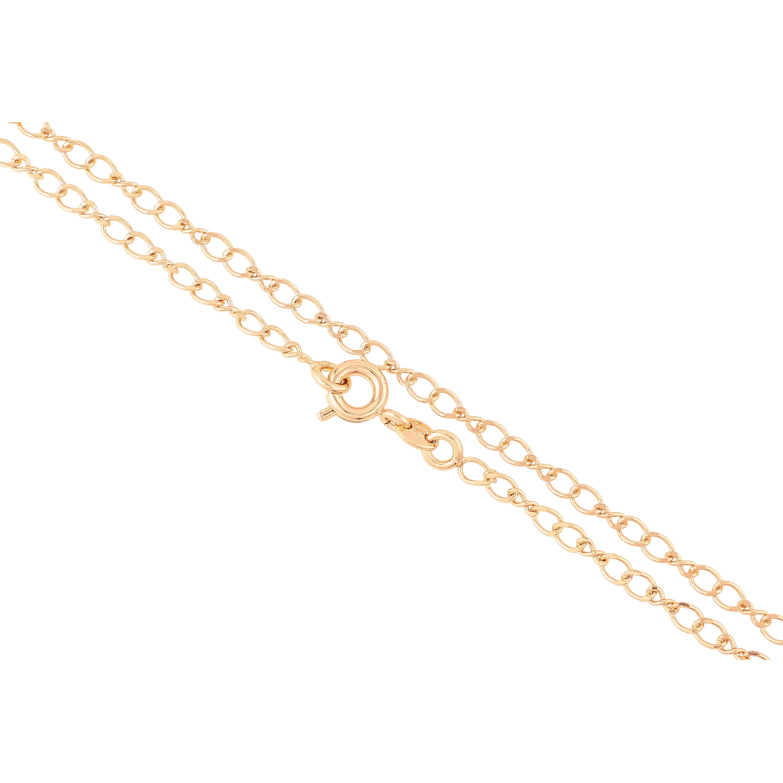 Цепочка Xuping Позолота 18K Плетение Фантазийное длинна 44см х 3мм фото №1