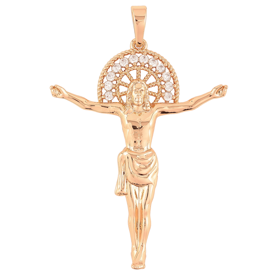 Кулон Xuping Позолота 18K Распятие для цепочки до 7мм фото №1 Кулон Xuping Позолота 18K Распятие для цепочки до 7мм фото №1