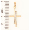 Кулон Xuping Позолота 18K Крест с цирконием для цепочки до 6мм фото №2 Кулон Xuping Позолота 18K Крест с цирконием для цепочки до 6мм фото №2