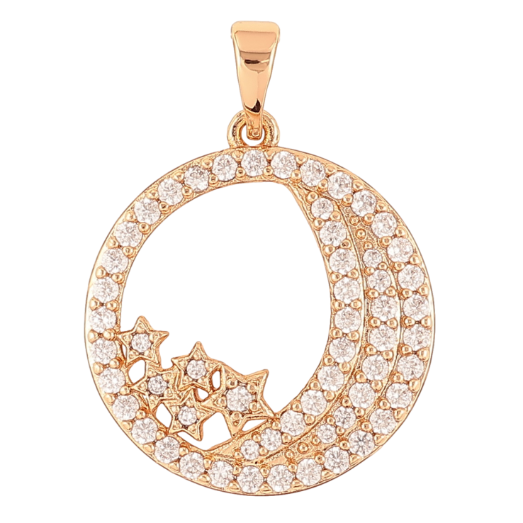 Кулон Xuping Позолота 18K Инкрустация цирконием для цепочки до 5мм фото №22