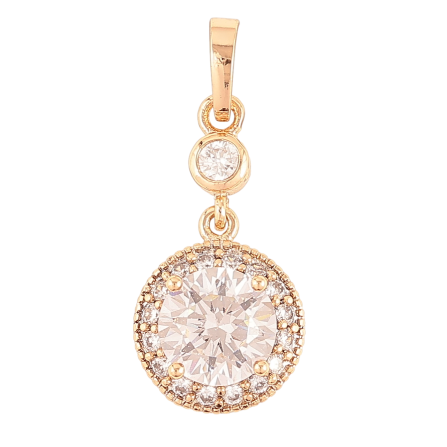 Кулон Xuping Позолота 18K «Інкрустація цирконієм» для ланцюжка до 5мм фото №1 Кулон Xuping Позолота 18K «Інкрустація цирконієм» для ланцюжка до 5мм фото №1