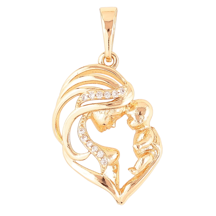 Кулон Xuping Позолота 18K «Щастя материнства» для ланцюжка до 6мм фото №1