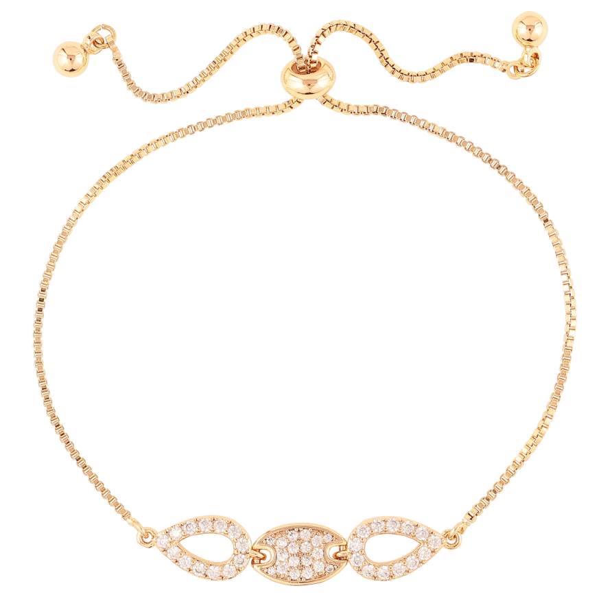 Браслет Xuping Позолота 18K Цепочка с декоративной вставкой на бегунке 10-22см х 1мм фото №1 Браслет Xuping Позолота 18K Цепочка с декоративной вставкой на бегунке 10-22см х 1мм фото №1