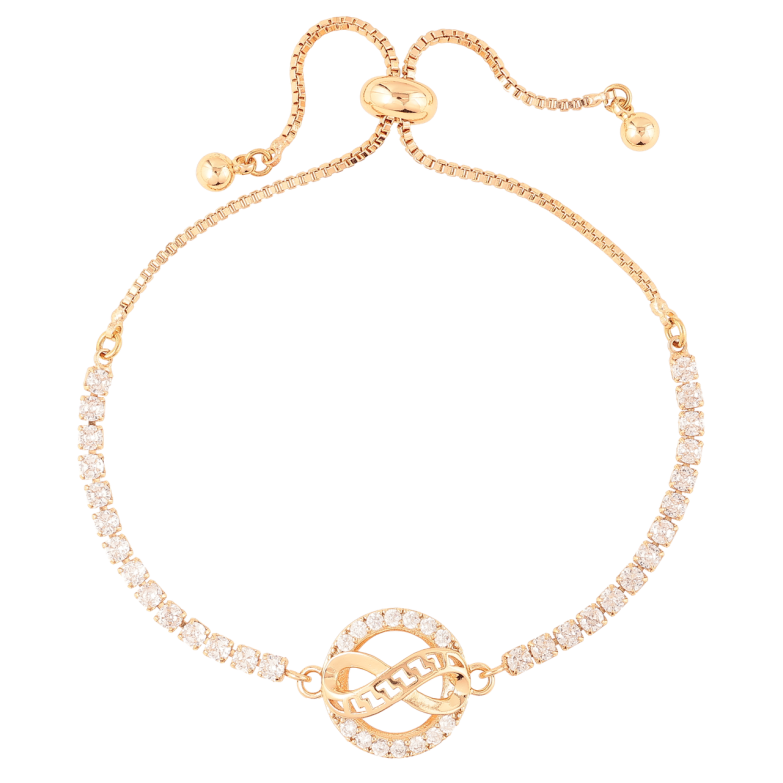 Браслет Xuping Позолота 18K «Доріжка цирконію з нескінченністю» на бігунку 10-24см х 1мм фото №1 Браслет Xuping Позолота 18K «Доріжка цирконію з нескінченністю» на бігунку 10-24см х 1мм фото №1
