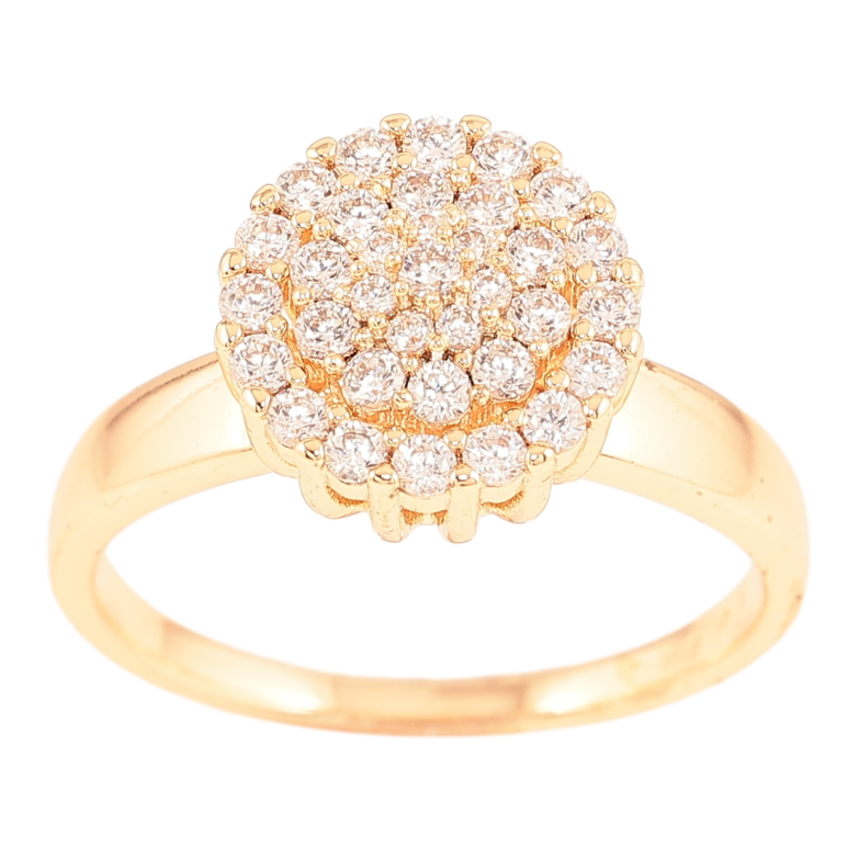 Каблучка Xuping M&L Колір 18К «Інкрустація цирконієм» фото №1 Каблучка Xuping M&L Колір 18К «Інкрустація цирконієм» фото №1