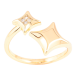 Кольцо Xuping Позолота 18K Ромбы с цирконием фото №1 Кольцо Xuping Позолота 18K Ромбы с цирконием фото №1
