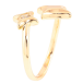 Кольцо Xuping Позолота 18K Ромбы с цирконием фото №2 Кольцо Xuping Позолота 18K Ромбы с цирконием фото №2