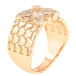 Кольцо Xuping Позолота 18K Кристальный цветок фото №2