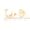 Серьги Xuping Позолота 18K пусеты Декоративные дуги узор на одну сторону фото №2 Серьги Xuping Позолота 18K пусеты Декоративные дуги узор на одну сторону фото №2