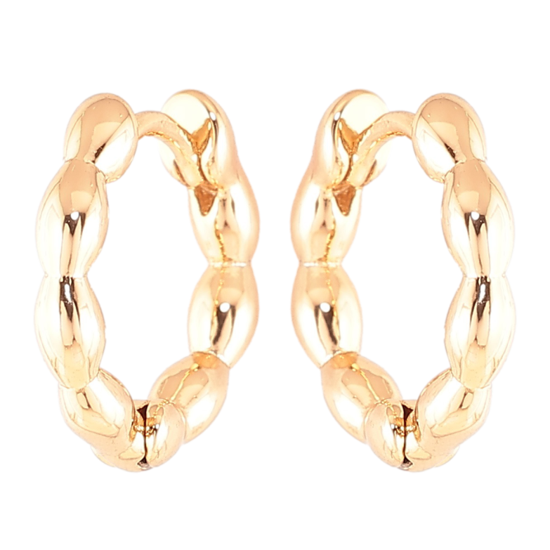 Сережки Xuping Позолота 18K колечка «Фігурні» фото №1 Сережки Xuping Позолота 18K колечка «Фігурні» фото №1