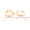 Сережки Xuping Позолота 18K колечка «Фігурні» фото №2