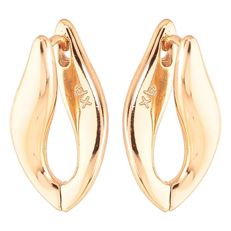 Серьги Xuping Позолота 18K колечки Декоративные фото №8