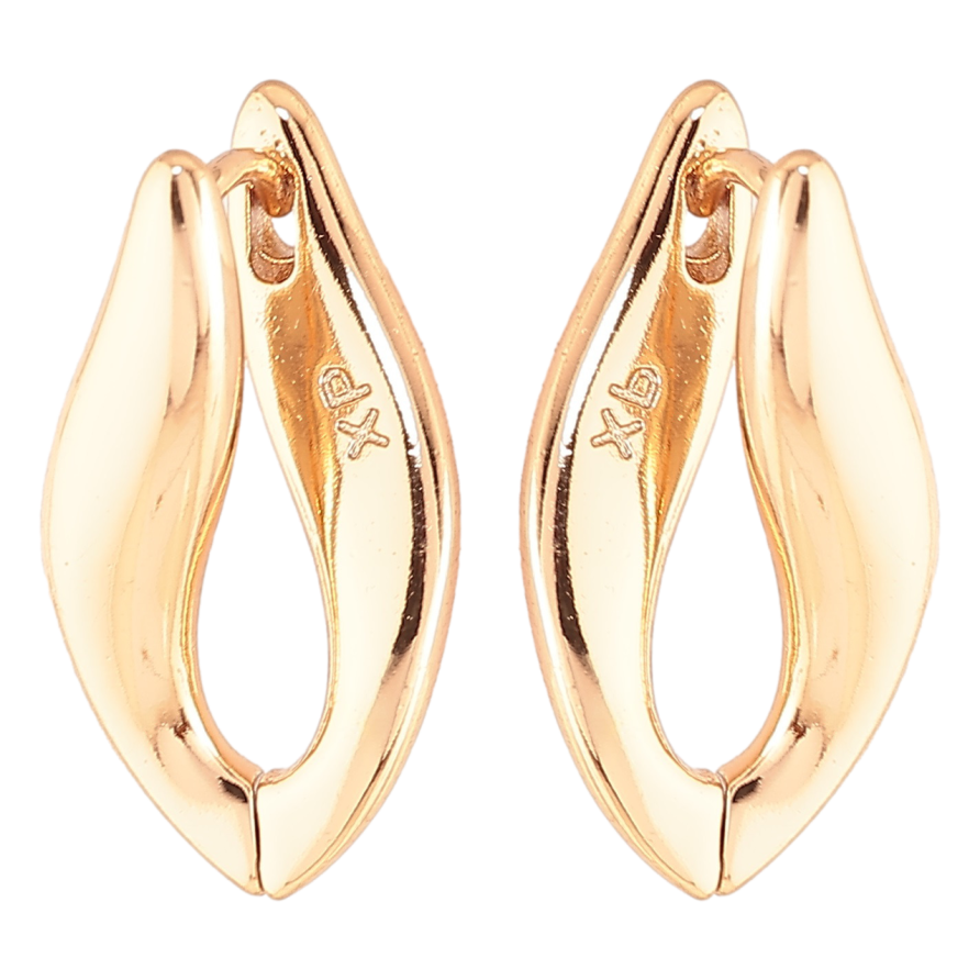 Серьги Xuping Позолота 18K колечки Декоративные фото №1 Серьги Xuping Позолота 18K колечки Декоративные фото №1