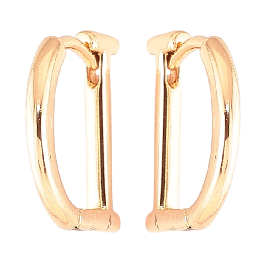 Серьги Xuping Позолота 18K колечки Фигурные фото №1