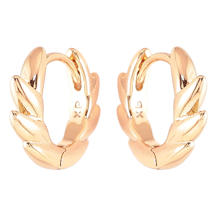 Серьги Xuping Позолота 18K колечки Декоративный узор фото №24 Серьги Xuping Позолота 18K колечки Декоративный узор фото №24