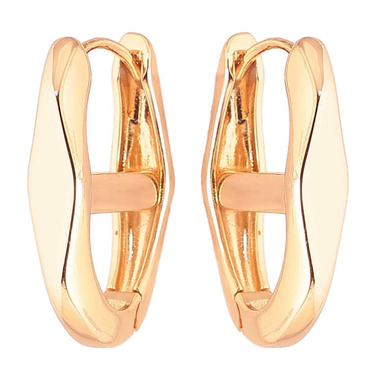 Серьги Xuping Позолота 18K колечки Декоративные фото №3 Серьги Xuping Позолота 18K колечки Декоративные фото №3