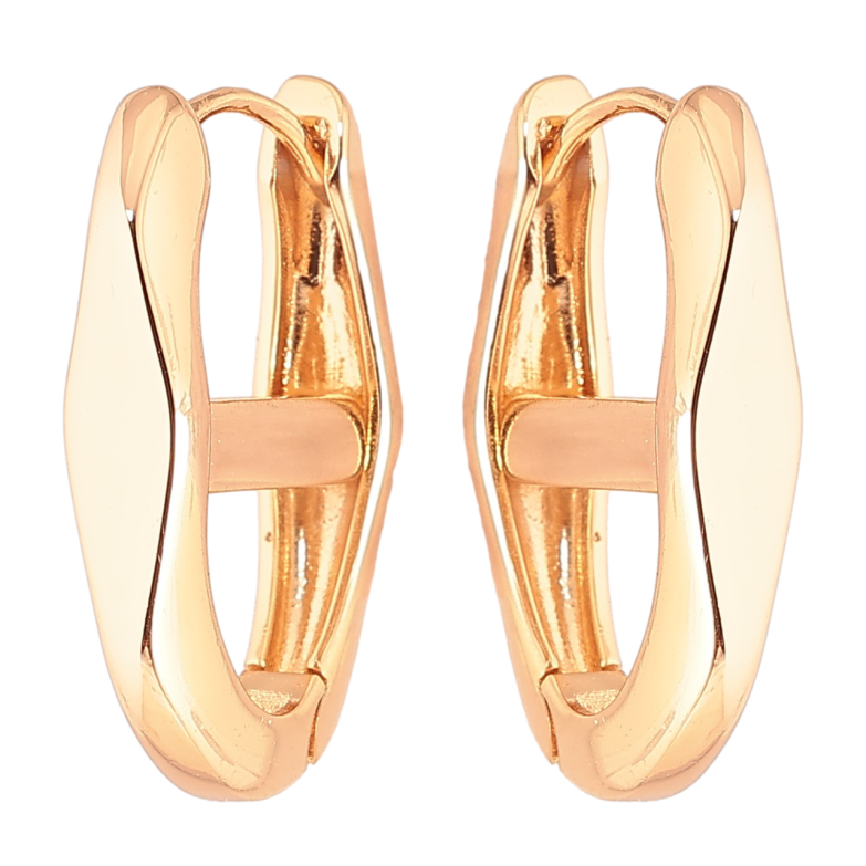 Сережки Xuping Позолота 18K колечка «Декоративні» фото №1 Сережки Xuping Позолота 18K колечка «Декоративні» фото №1