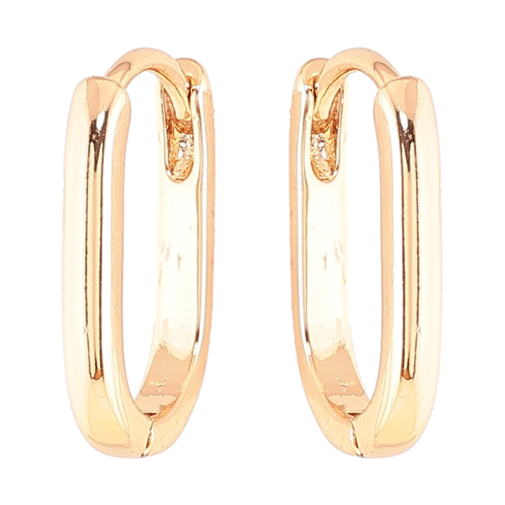 Серьги Xuping Позолота 18K колечки Овальные 11х16мм фото №23