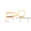 Серьги Xuping Позолота 18K колечки Овальные 11х16мм фото №2