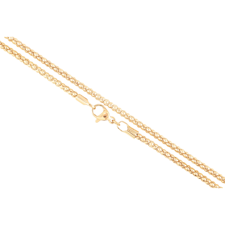 Ланцюжок Xuping Позолота 18K Плетіння Декоративний шнур» довжина 45см х 2.5мм фото №5 Ланцюжок Xuping Позолота 18K Плетіння Декоративний шнур» довжина 45см х 2.5мм фото №5