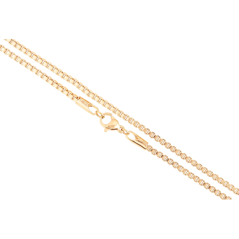 Цепочка Xuping Позолота 18K Плетение Венецианское длинна 45см х 2мм фото №1