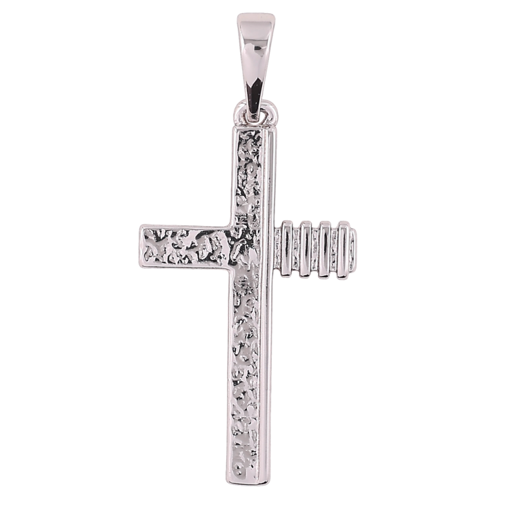 Кулон Xuping Родий Крест декоративный для цепочки до 6мм фото №8