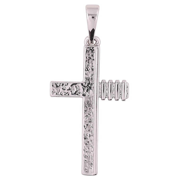 Кулон Xuping Родий Крест декоративный для цепочки до 6мм фото №1