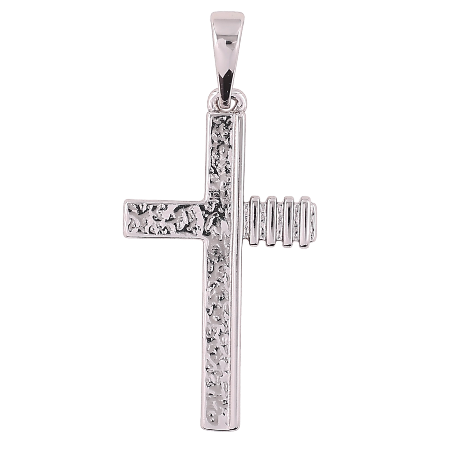 Кулон Xuping Родий Крест декоративный для цепочки до 6мм фото №1