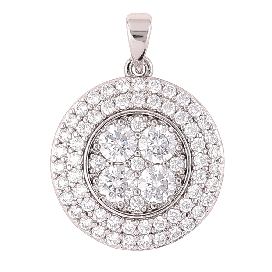 Кулон Xuping Родий Инкрустация цирконием для цепочки до 5мм фото №1