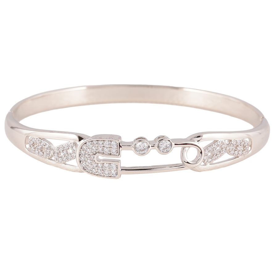 Браслет Xuping Родий Булавка с цирконием ø 6см фото №1